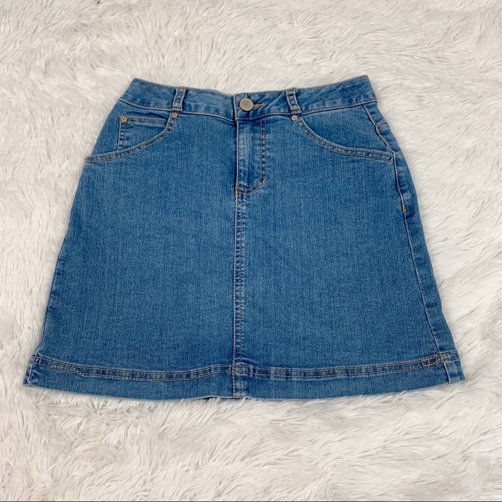 Copper Key girls‎ denim mini skirt a-line blue